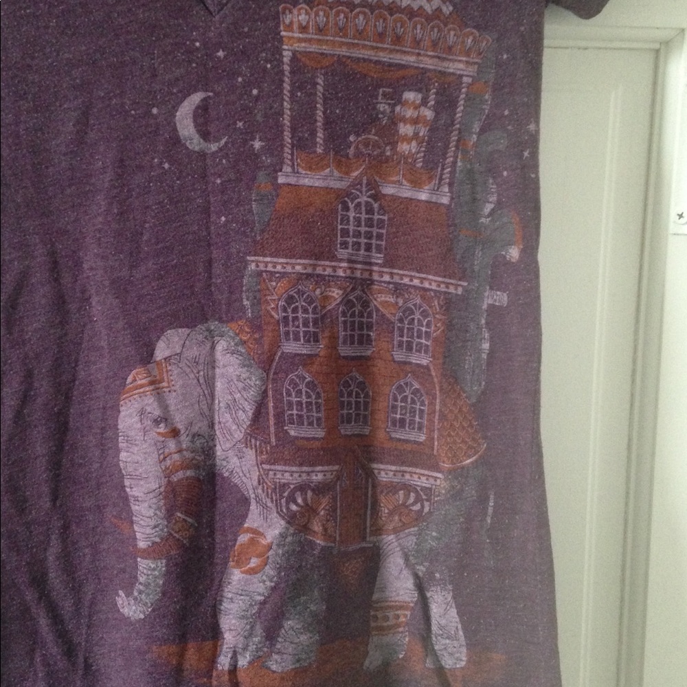 Purple Elephant Graphic Tee